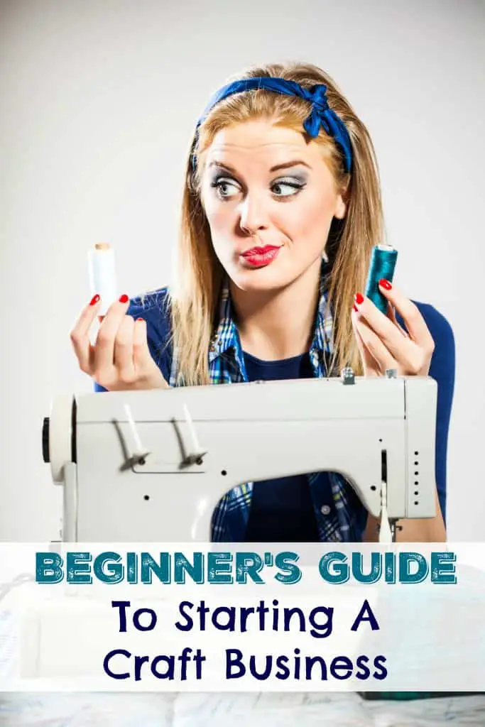 Beginner's Guide To Starting A Craft Business - tips and tricks for running a craft business to make extra money!