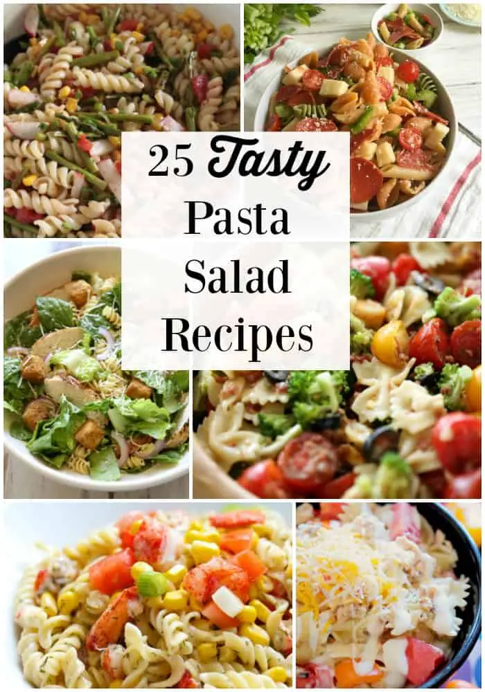 25 Tasty Pasta Salad Recipes - switch up from the usual classic pasta salad and try one of these creative versions of a Summer classic!