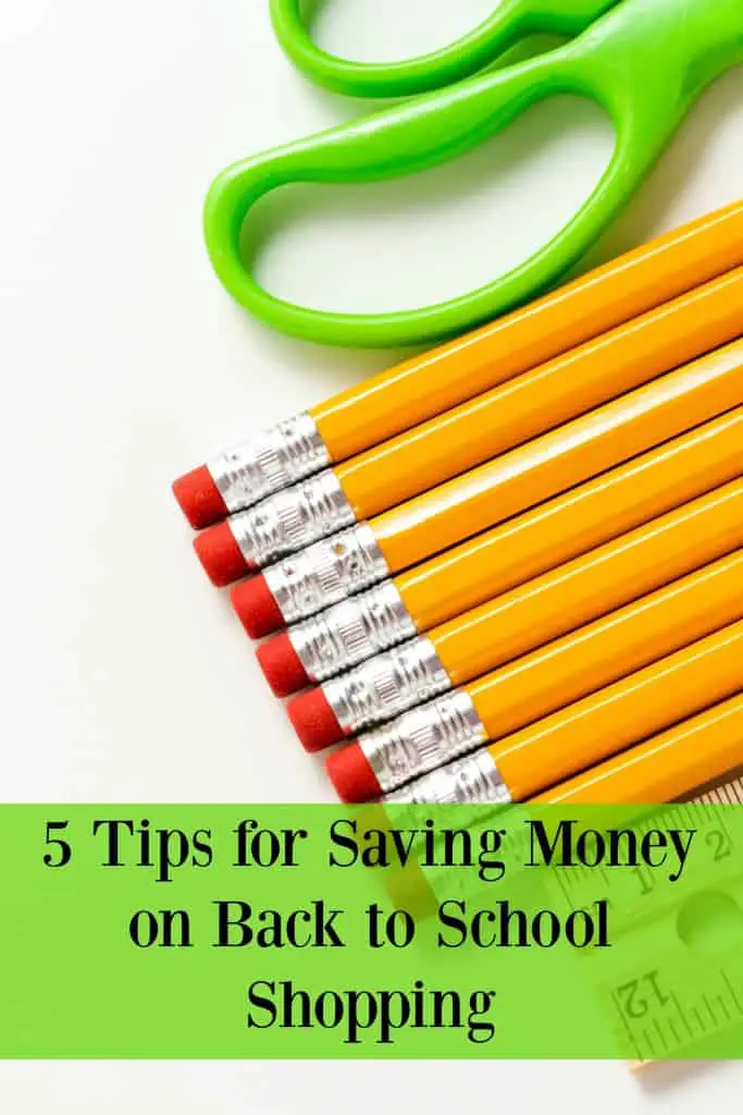 5 Tips for Saving Money on Back to School Shopping