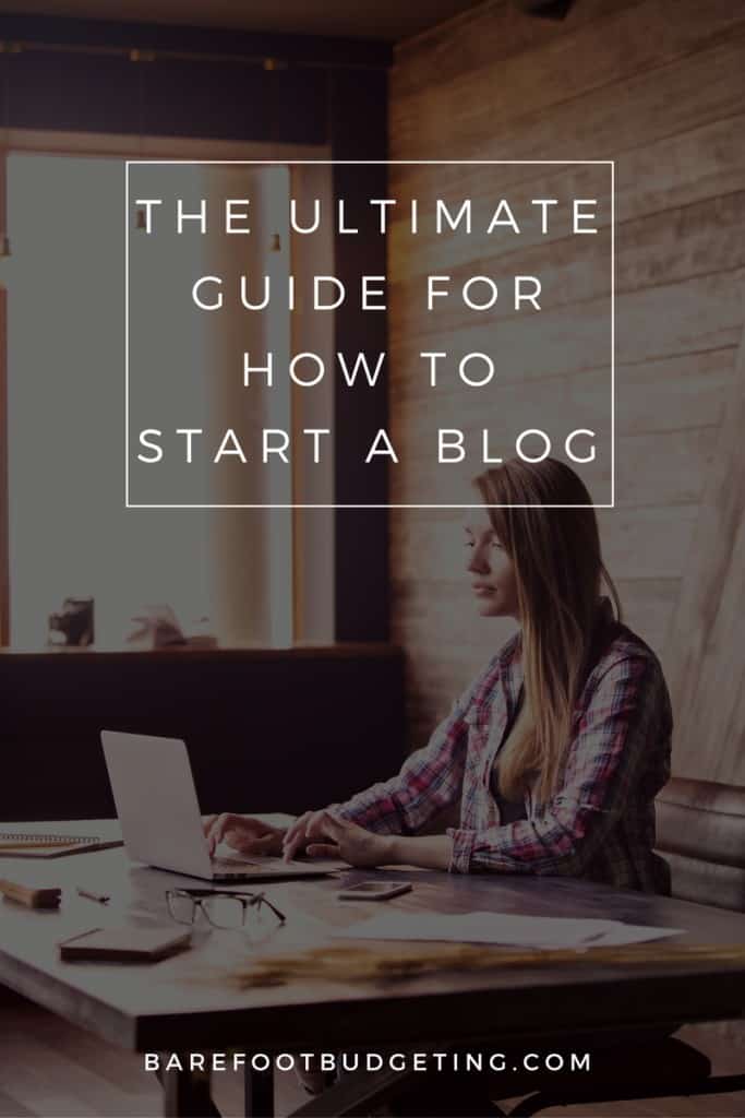 The ULTIMATE guide for how to start a blog - learn how to make blogging your career or hobby with this guide!