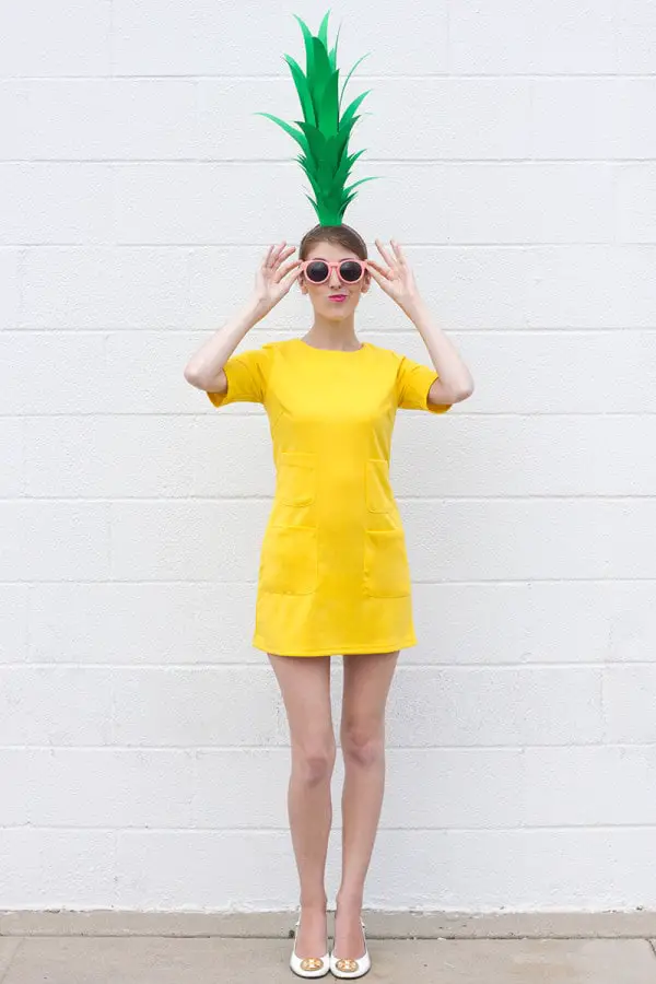 easy diy pineapple costume