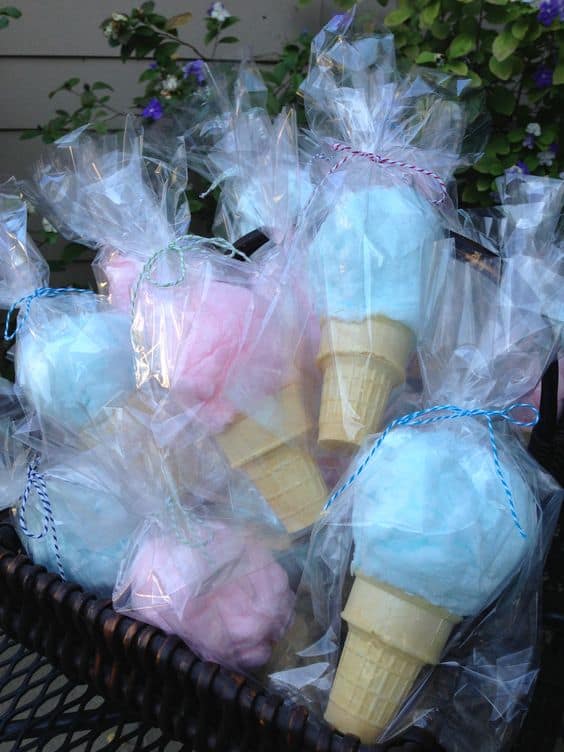 cotton candy shower favors