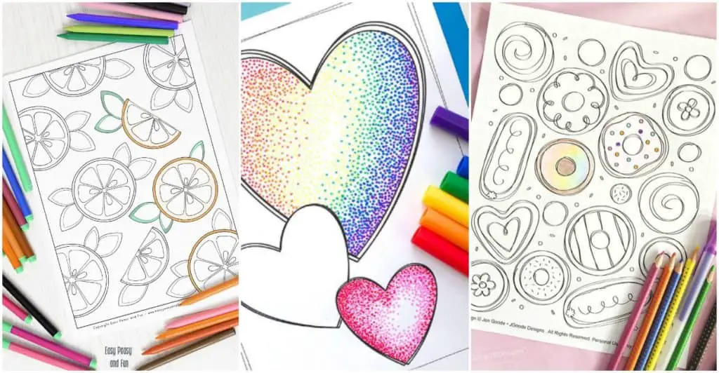 free coloring pages for kids
