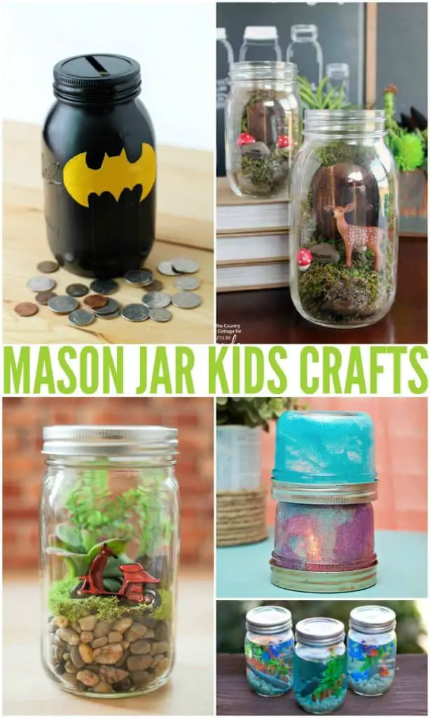 diy mason jar kids crafts 