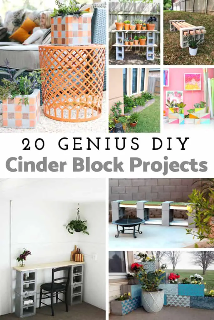 DIY Cinder Block Decor Projects on a budget
