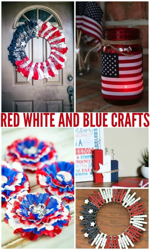 Red White Blue Crafts