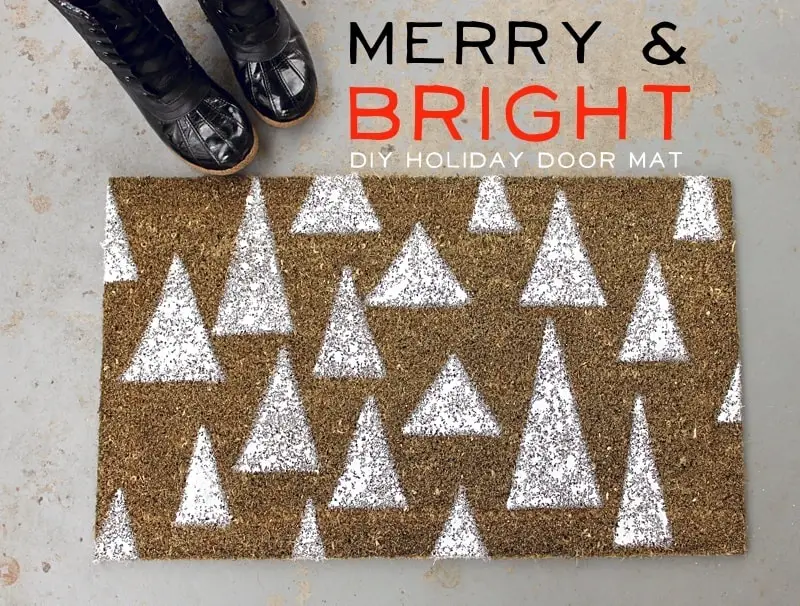 diy doormats for holidays from a beautiful mess 