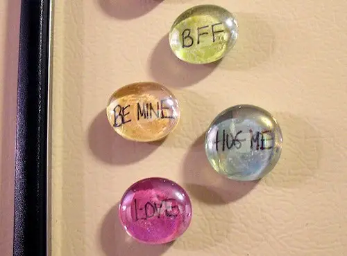 special cute saying conversation heart diy magnets