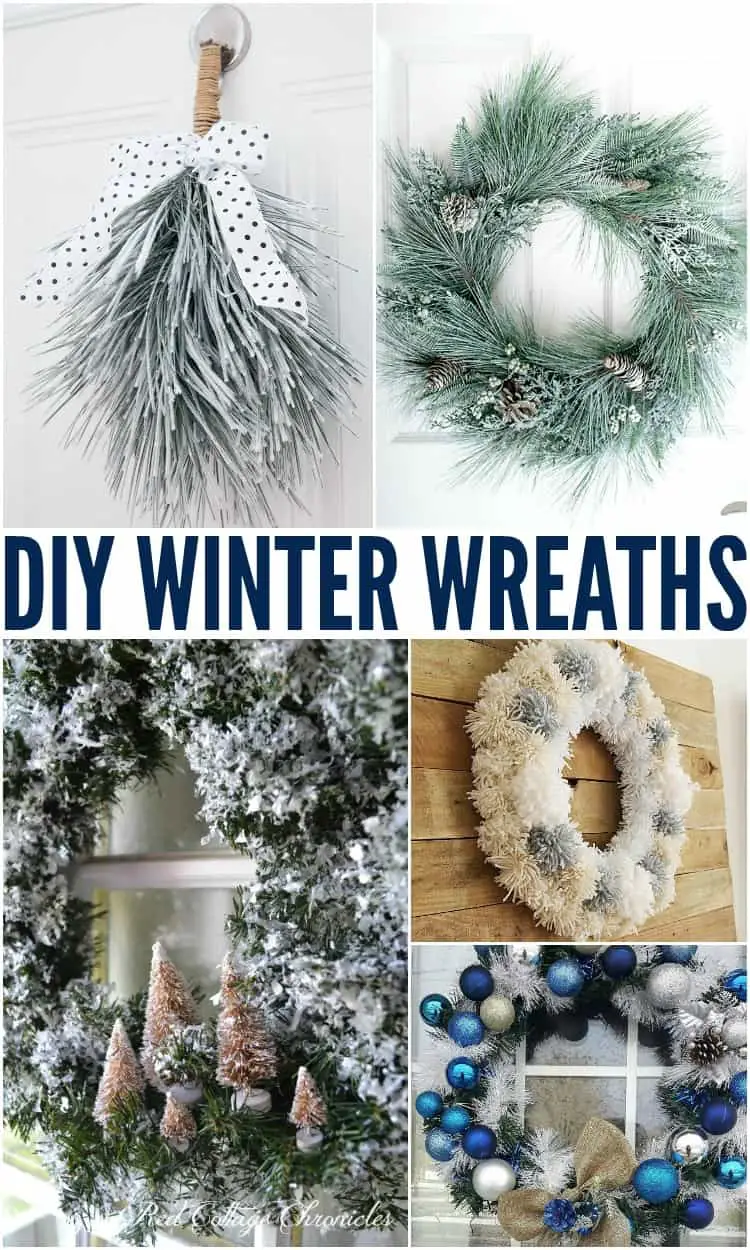 Budget Friendly Winter Wreaths
