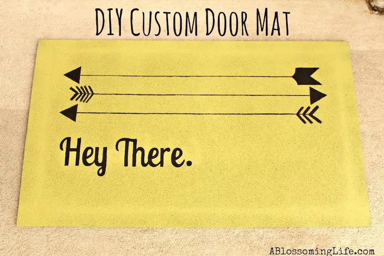 custom diy doormats hey there 