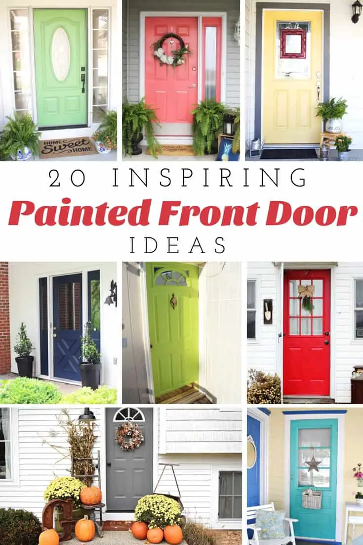 painted front doors 
