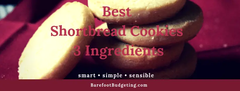 Best Three Ingredient Shortbread Cookies Recipe
