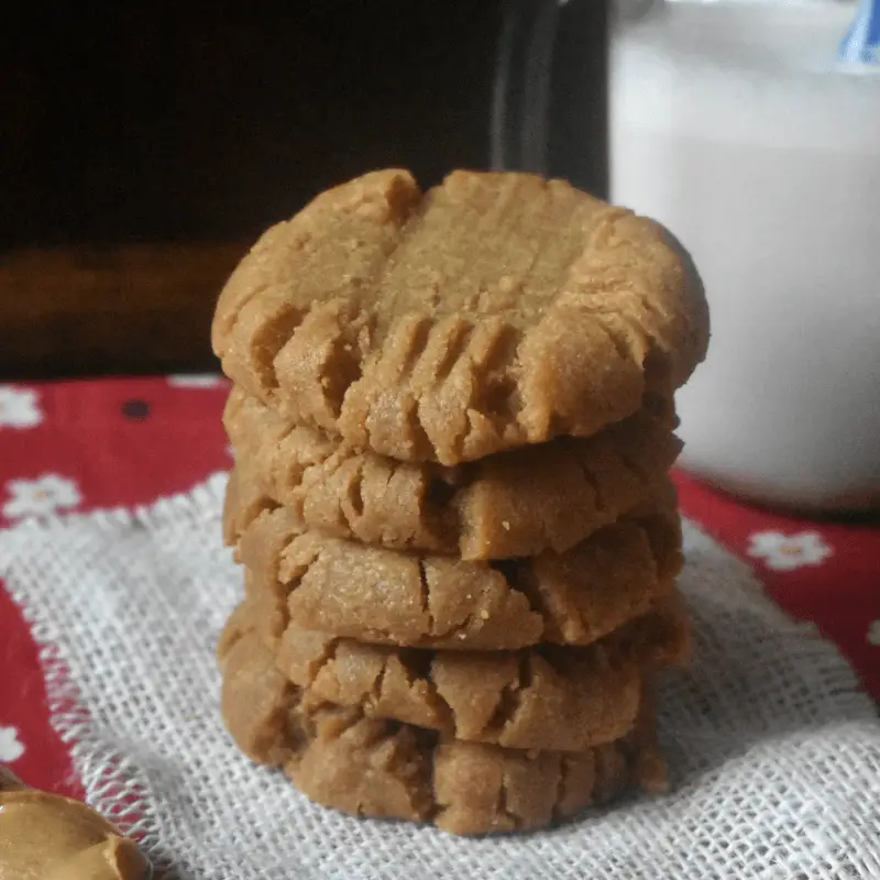 Best and Easiest three Ingredient Peanut Butter Cookies You'll Ever Taste. 
