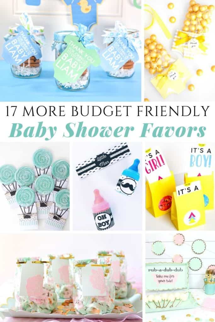 Baby shower favors on best sale a budget