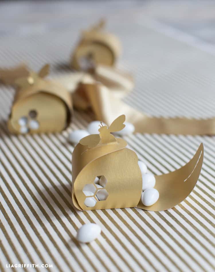 honey bee beehive shower favors