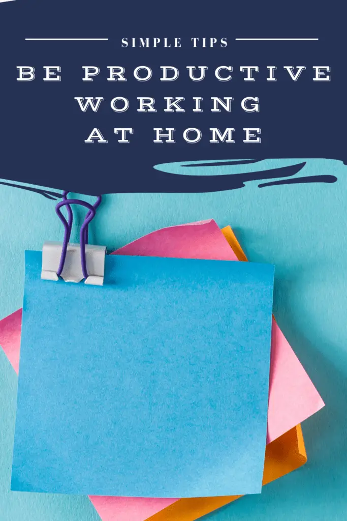 Do you work at home? Or, are you looking to start working from home? These tips for how to be productive at home can help!