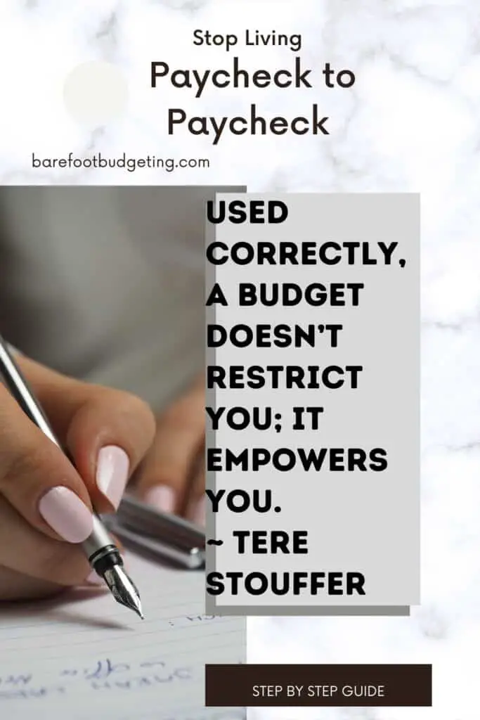 Used correctly, a budget doesn’t restrict you; it empowers you. Tere Stouffer